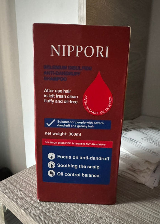 NIPORI SHAMPOO para la caspa, dermatitis y soriasis