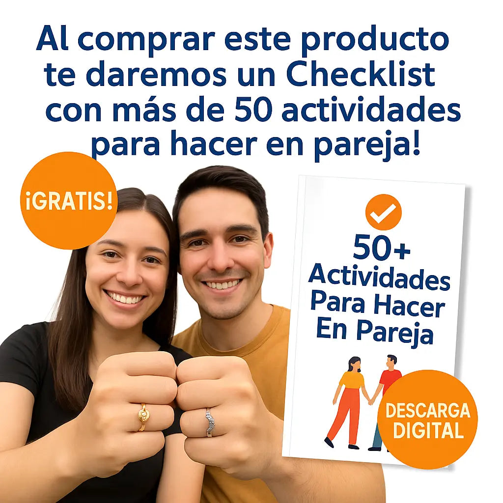 Anillos Sol y Luna Eclipse Pareja