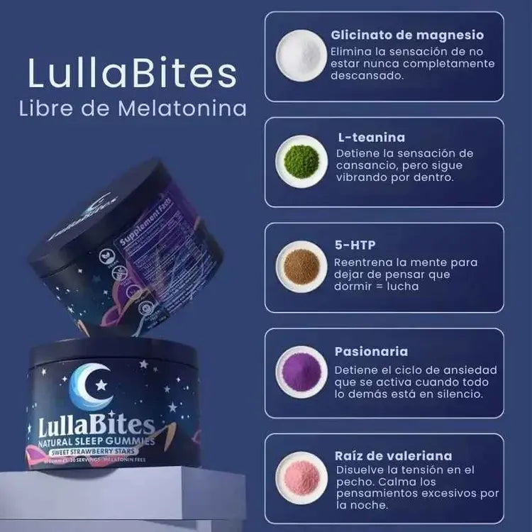 LullaBites™ – Gomitas para relajarte en la noche y despertar renovado GRATIS eBook