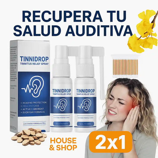 Tinnidrop® Spray Limpiador de Oídos Promo 2 x1