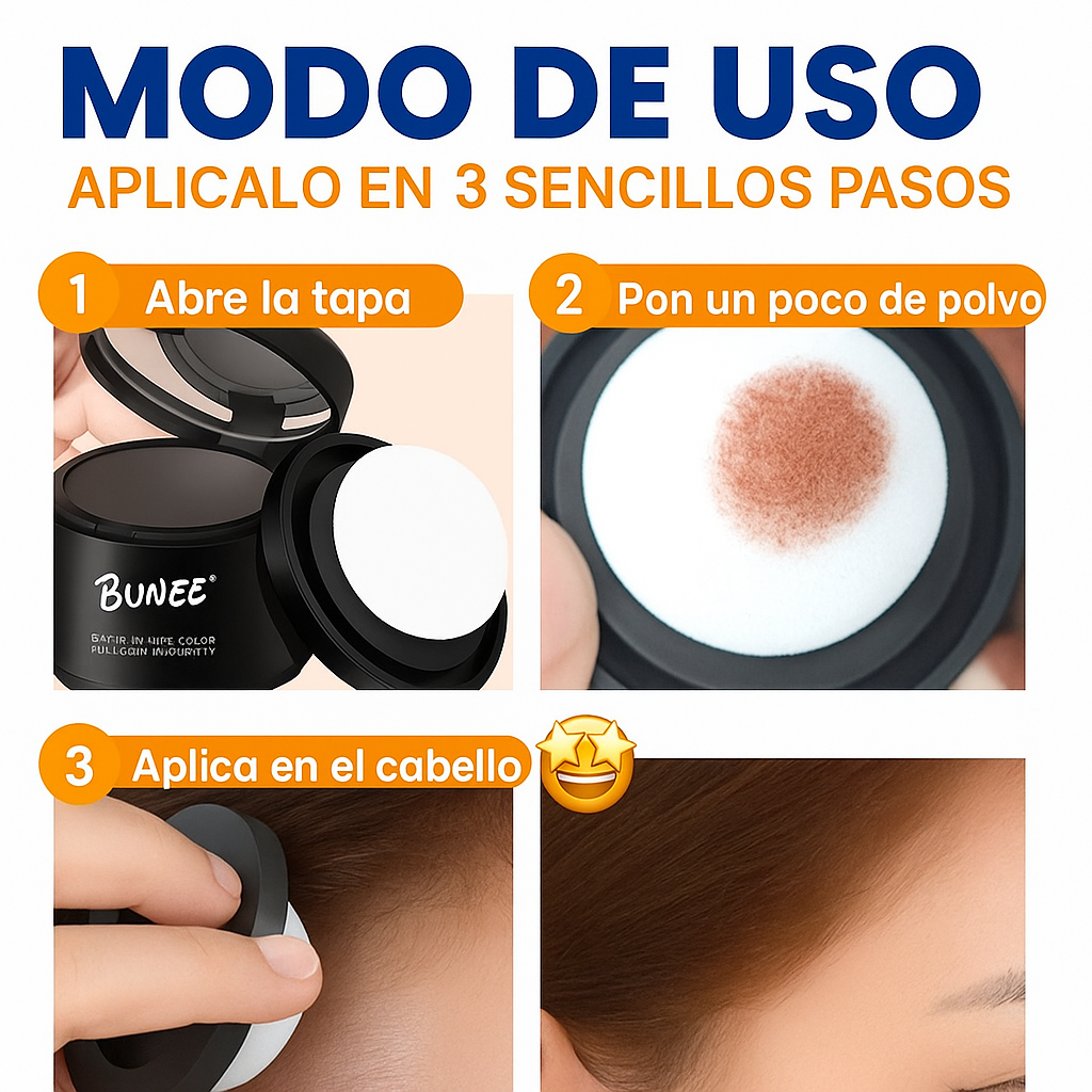 BUNEE™️ Base capilar- PROMO 2 X 1 Cubre  canas y zonas despobladas.