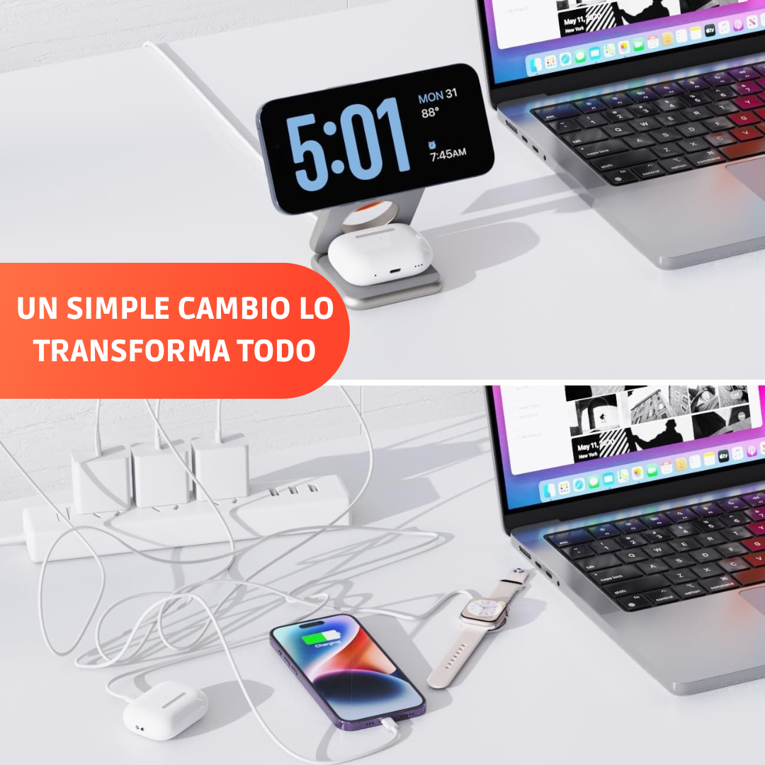 Hook™ Cargador MagSafe 3 en 1 Original 🇺🇸