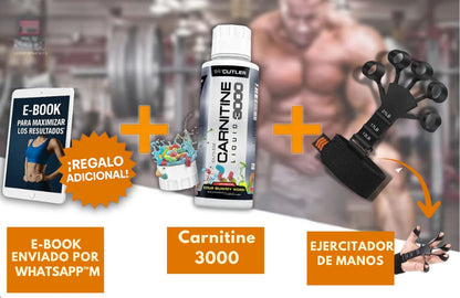 Carnitine 3000 ™ Original 🇺🇸 + ejercitador de manos+ebook🎁