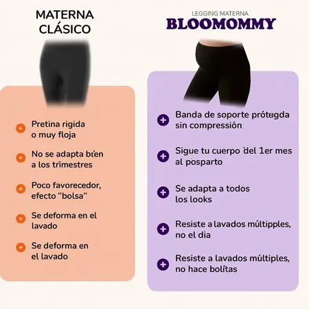 BLOOM-MAMI ®️  leggings Ultracómodos para las futuras mamás