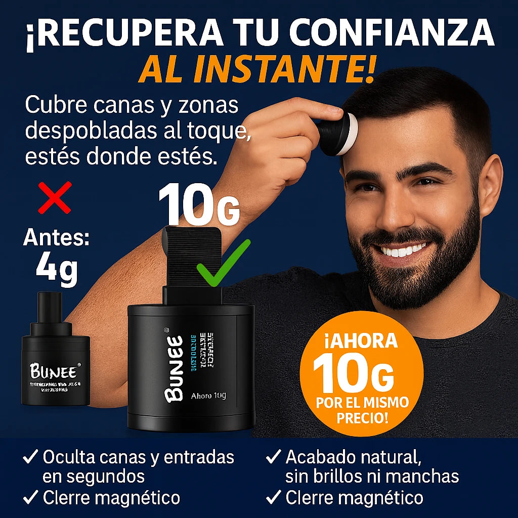 BUNEE™️Base capilar - Cubre zonas despobladas y canas al instante.