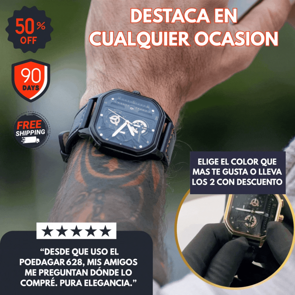 Poedagar 628™️ — Estilo de lujo que marca tu ritmo - HOUSE SHOP